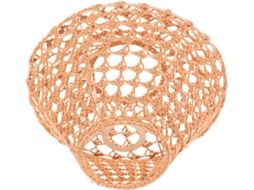 Luminária Pendente em Corda de Algodão Trançada Estilo Boêmio, Rústica, 1 Peça, Cúpula, Feita À Mão SFUSHOS