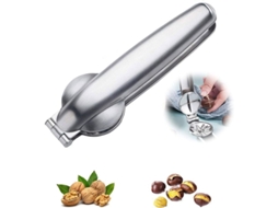 Quebra-nozes e castanhas multifuncional em aço inoxidável 304, modelo 2026, para abrir nozes e frutos do mar.
