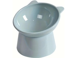Tigela Alta para Gatos: um Comedouro Elevado e Inclinado para Proteger o Pescoço do Gato, Feito de Plástico AQUAFORGE