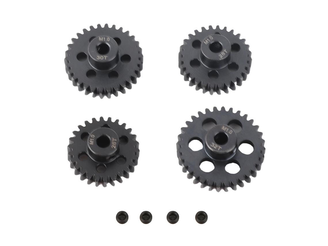 Mali conjunto de Engrenagens de Motor Rc de Metal 26t 28t 30t 32t M1 5mm para Carros Rc 1/8
