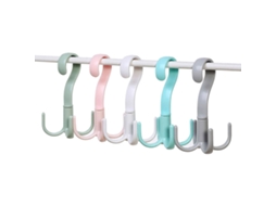 8 Ganchos de Armário com 4 Garras Rotativas S/MARCA