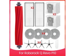 Peças De Reposição Para O Aspirador Robô Q E P10: Escova Lateral Principal, Filtros Hepa, Panos De Limpeza E Sacos De Pó._ptg