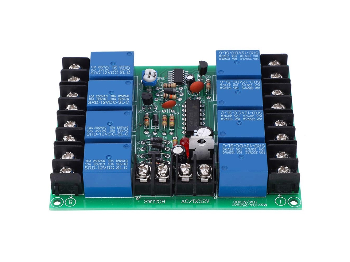 Placa de energia SFUSHOS com 8 relés, controle de partida
