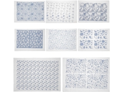 Decalques De Papel Cerâmico Para Esmalte, 8 Folhas, Desenhos Tradicionais, Resistentes A Altas Temperaturas, Para