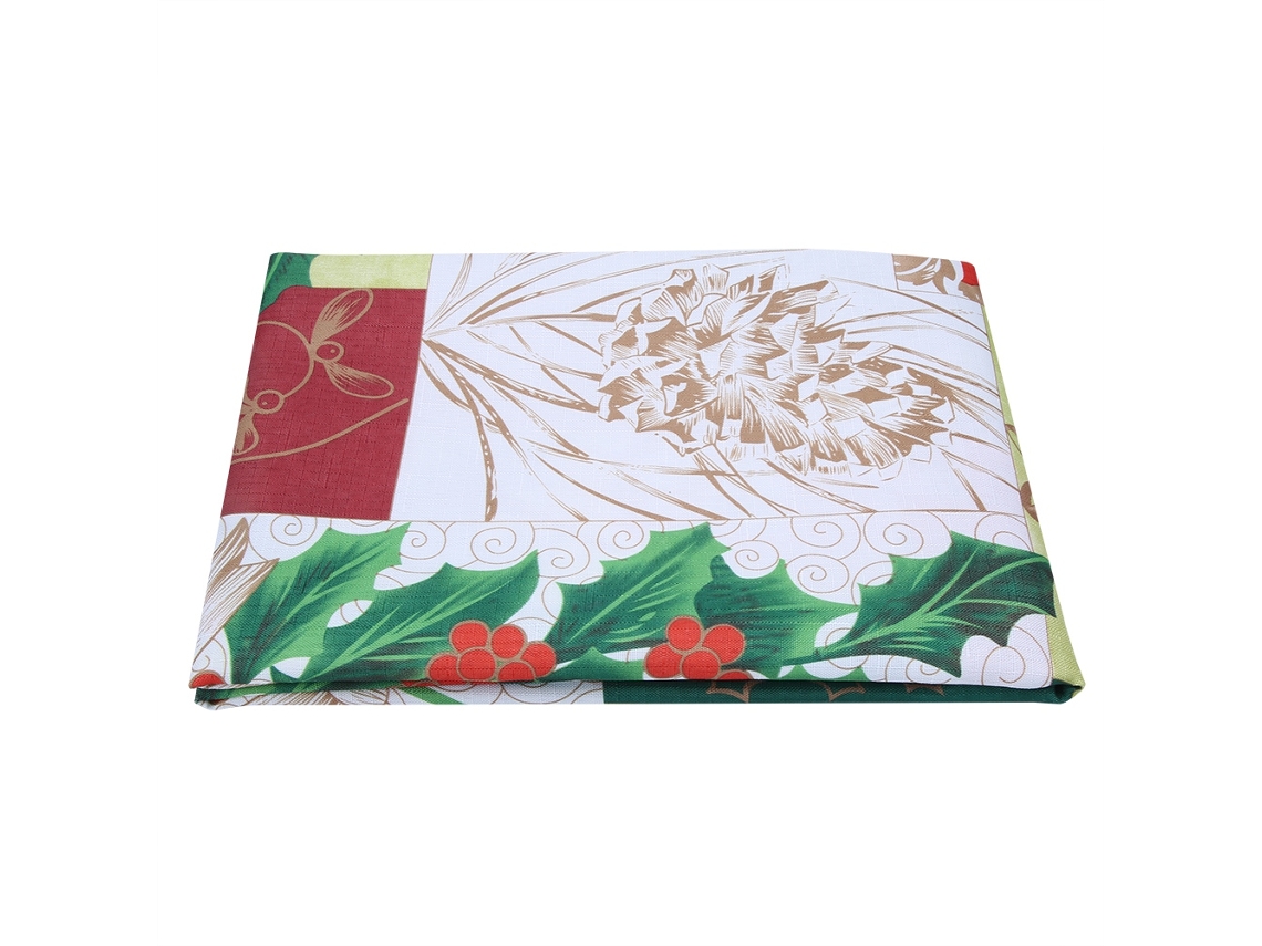 Toalha De Mesa À Prova D'água Laxiscreed 150x213cm Para Decoração De Natal E Eventos Em Casa