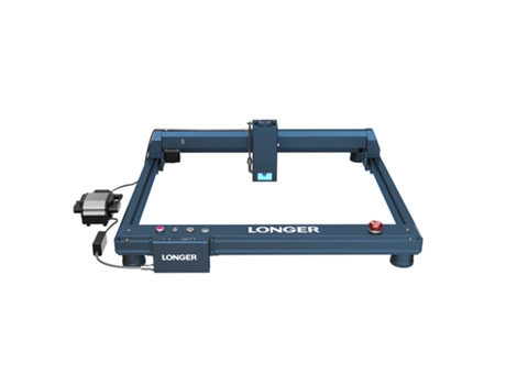 Laser Gravador Cortador Mais LONGER Laser B1 40W 6-Core Cabeça de Laser 450X440Mm Área de Gravação LONGER