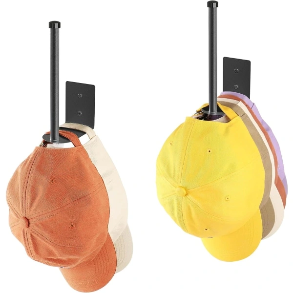 Conjunto com 2 Organizadores de Tampas em Aço Inoxidável BRILVIBERA (preto)