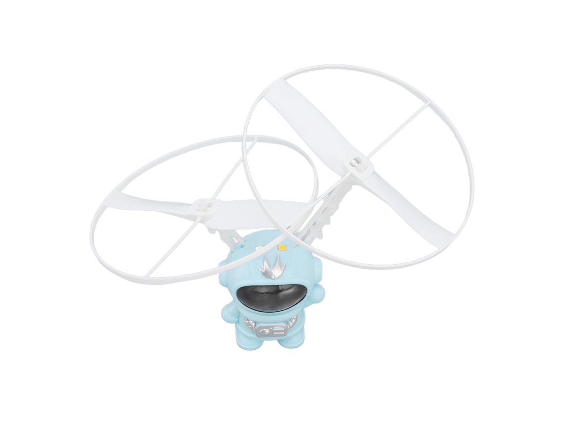 Primerox brinquedo Voador Astronauta Indução com Levitação Segura e Estável em Plástico Azul