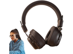 Fones De Ouvido Sem Fio Supra Auriculares Para Viagem