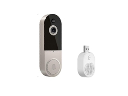Campainha Inteligente 1080p Sem Fio Com Alertas Móveis