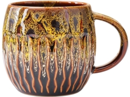 Caneca De Café Grande De Porcelana Com Capacidade Para 591 Ml, Com Alça Ergonômica Em Grés Vidrado, Ideal