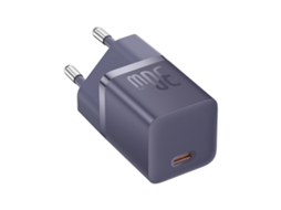Ładowarka USB-C BASEUS Gan5 30W z kablem USB-C 100W, fioletowa