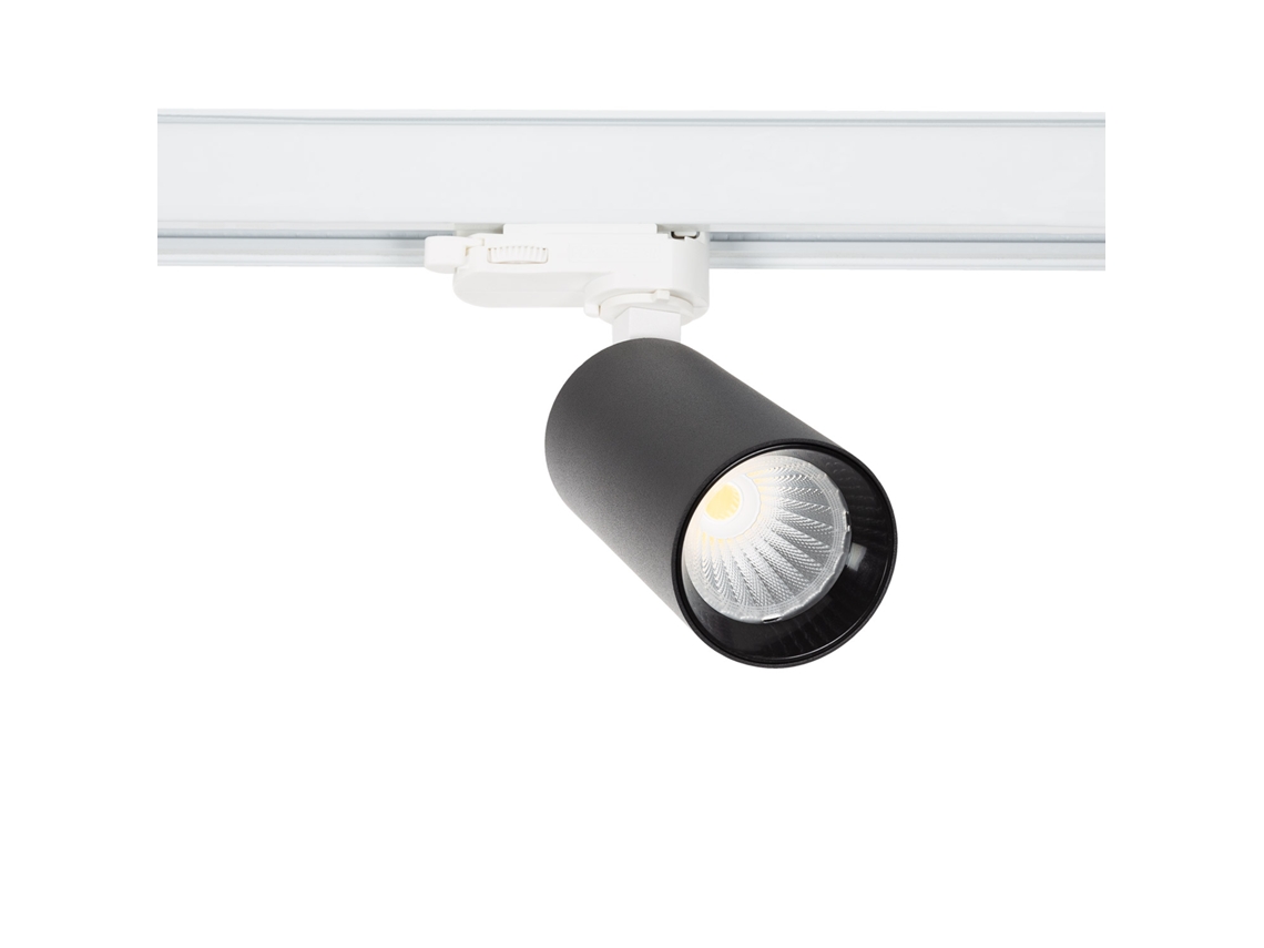 Holofote Trifásico Led 9w Cct Selecionável Misoh 38º Branco / Preto Cct Ledkia (2700k 4000k 6000k)