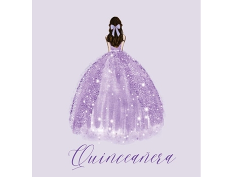 Livro Quinceanera Guest Book with purple dress de Lulu and Bell (Inglês - Capa Dura)