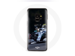 Capa para Samsung Galaxy S9 Plus Fórmula 1 Valtteri Bottas Piloto de corrida F1 preto
