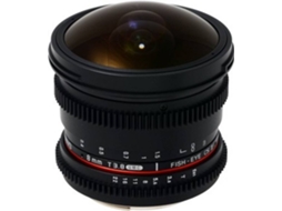 Objetiva SAMYANG 8MM T3.8 VDSLR (Encaixe: Nikon F - Abertura: f/22 - f/3.8 )