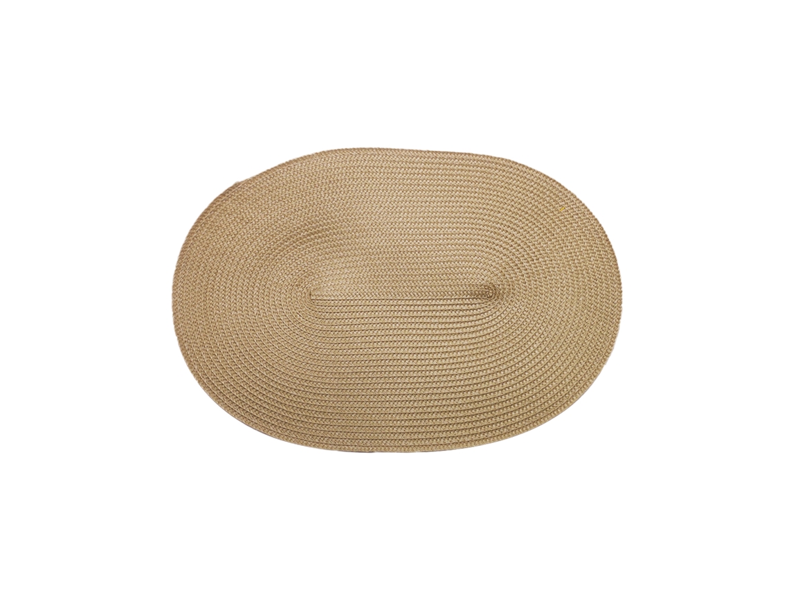 Tapete De Mesa Pp Tecido Bege (impermeável, Durável)