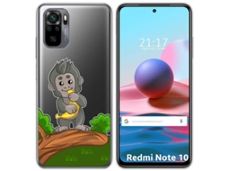 Capa Xiaomi Redmi Note 10 / 10S TUMUNDOSMARTPHONE Desenhos Transparente Multicor