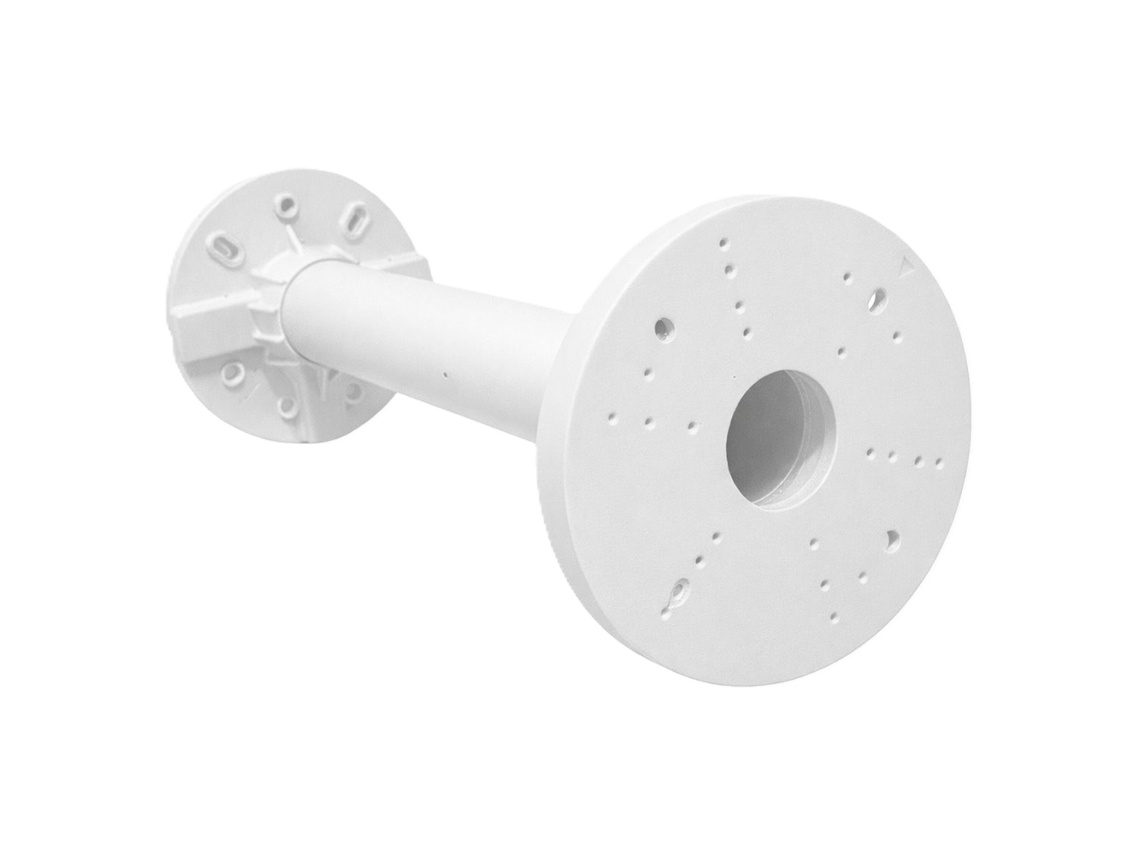 Lojacctv Suporte Teto Câmera Dome Exterior Interior Plástico Branco Ajustável