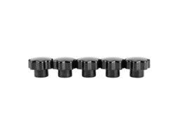 Conjunto de 5 porcas com botão de aperto de 10 mm em núcleo de latão BRILVIBERA