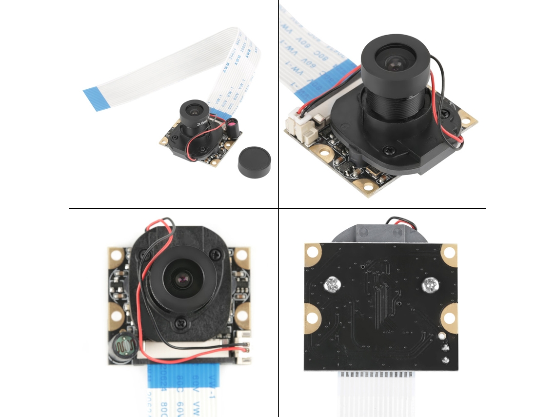 Laxiscreed Câmara Raspberry Pi 5mp Com Visão Noturna Ir Cut Automático Para Projetos De Vídeo