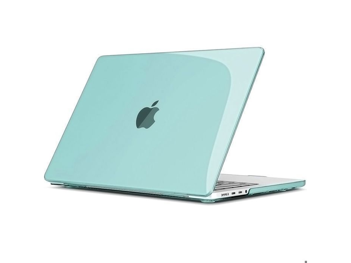 Capa Protetora Macbook Pro 14 Polegadas Verde Fino Efeito Brilhante Brilvibera