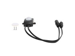 2026 sensor de Movimento Infrarrojo Led com Detector Corporal para Tiras Led Dc6v‑24v Preto