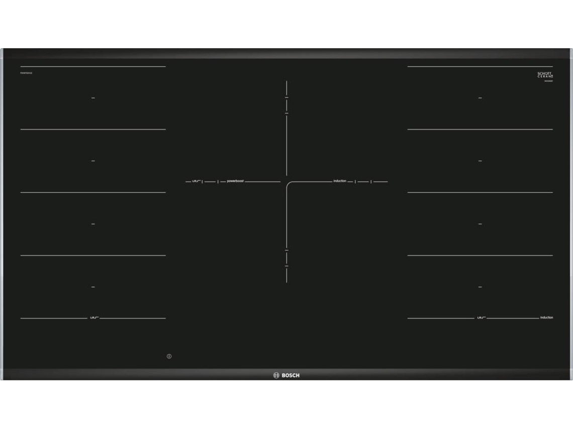 Placa de Indução BOSCH PXV975DV1E (Elétrica - 91.6 cm - Preto)