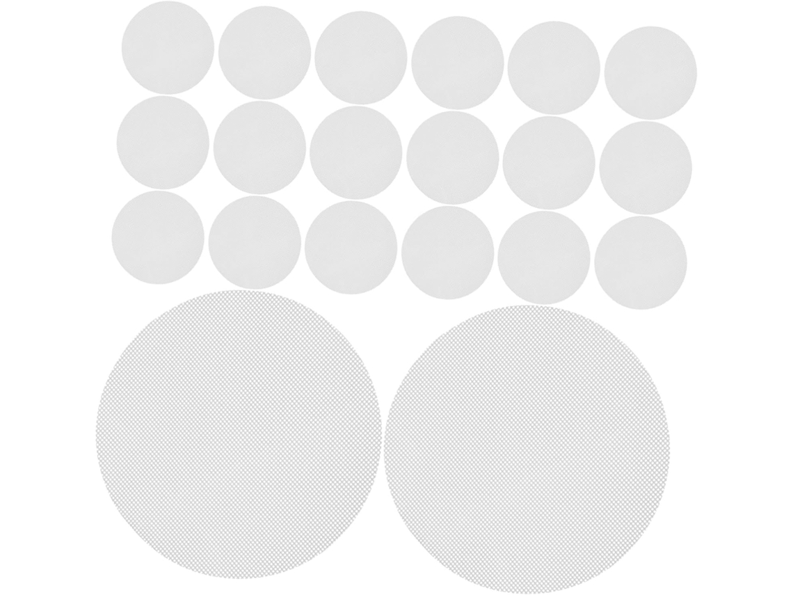 Dechous 50 Unidades De Tapetes Silicone Antiaderentes Redondos Para Assar Bao E Dumplings No Vapor