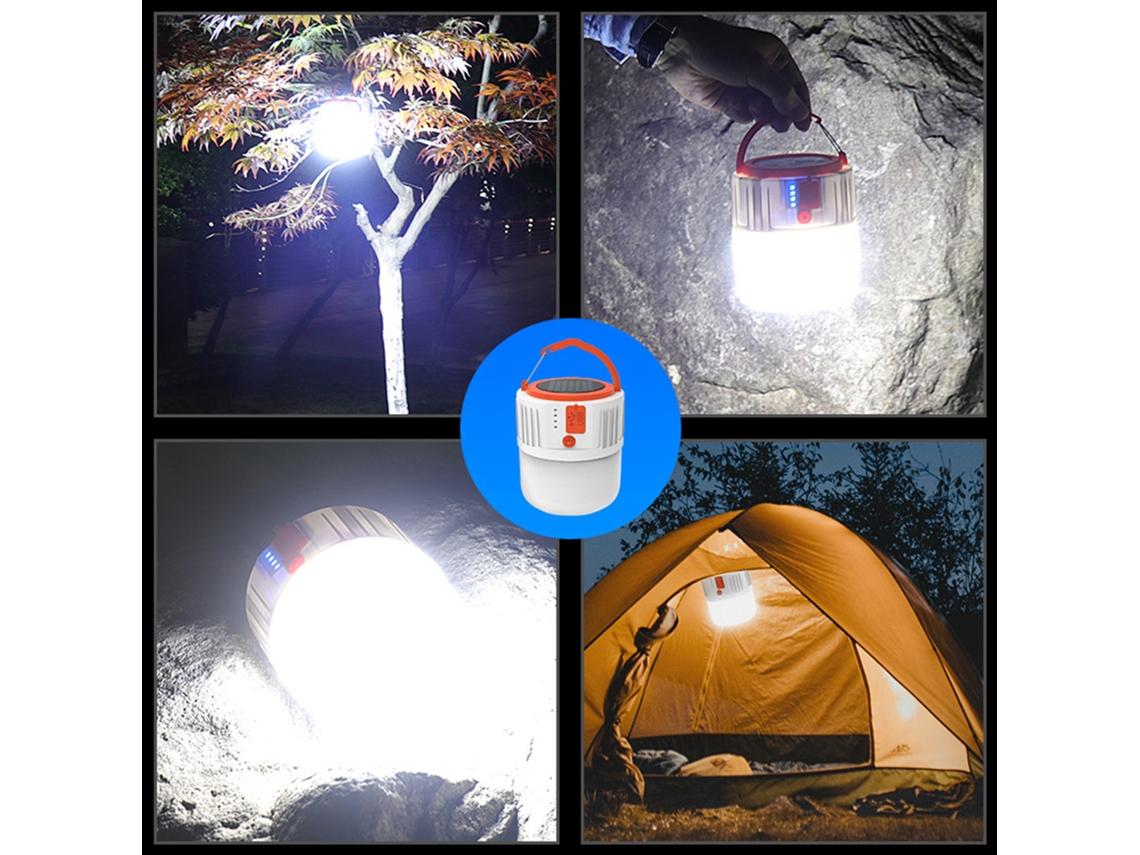 2026 lâmpada de Lâmpada Solar Recarregável Ao Ar Livre Multifuncional Impermeável para Camping
