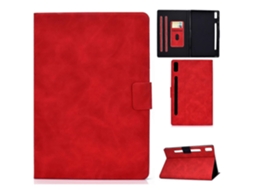 Capa De Couro Com Textura De Couro Bovino E Abertura Horizontal Para Tablet Lenovo Tab P11 Pro Gen 2