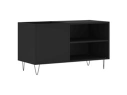 Record Cabinet, Record Cabinets Vidaxl Preto Madeira Processada (n/a)