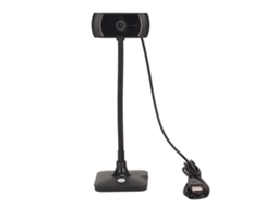 Webcam HD 720p com Redução de Ruído, Ângulo 60 graus, Rotação 360 graus | S/MARCA