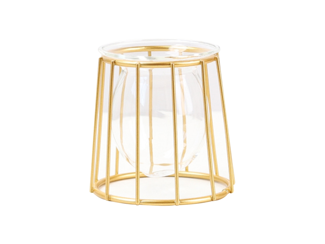 Vaso de vidro decorativo para plantas, suporte estilo nórdico, com embalagem segura LAXISCREED