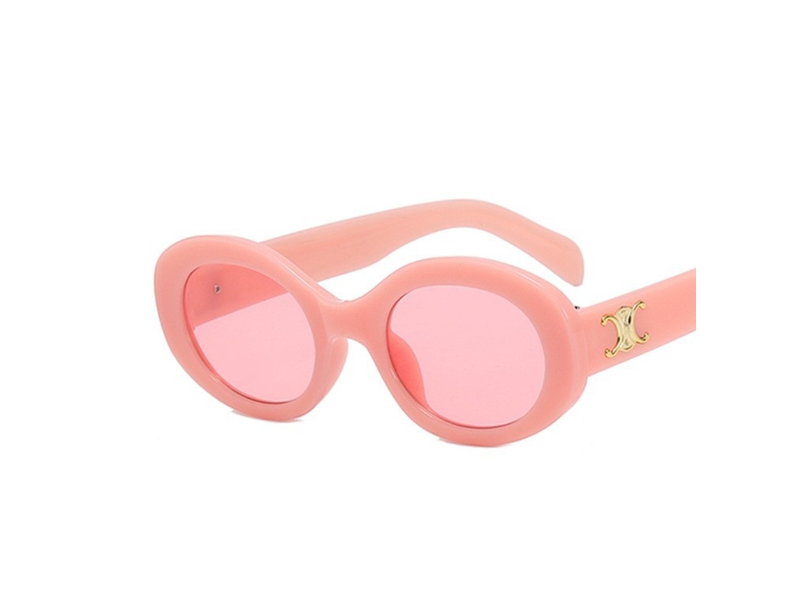 Óculos de Sol Feminino com Proteção Uv Advanced Sense Óculos de Sol Feminino Óculos de Sol de Marca Grande Rosa