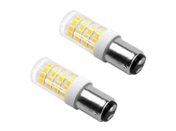 Lâmpada Led, 2 Unidades, Base B15d, 5w, 220-240v, Branco Frio, Para Uso Residencial, Comercial Ou Substituição De Fontes Convencionais