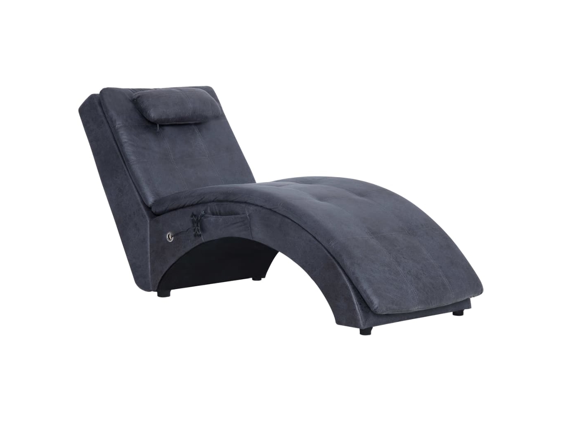 Chaise Longue, Chaises Longues Vidaxl Cinzeto Tecido