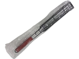 Pinça Para Assar Em Aço Carbono Com Cabo De Madeira Antiderrapante, Ideal Para Churrascos No Jardim E Eventos Ao Ar