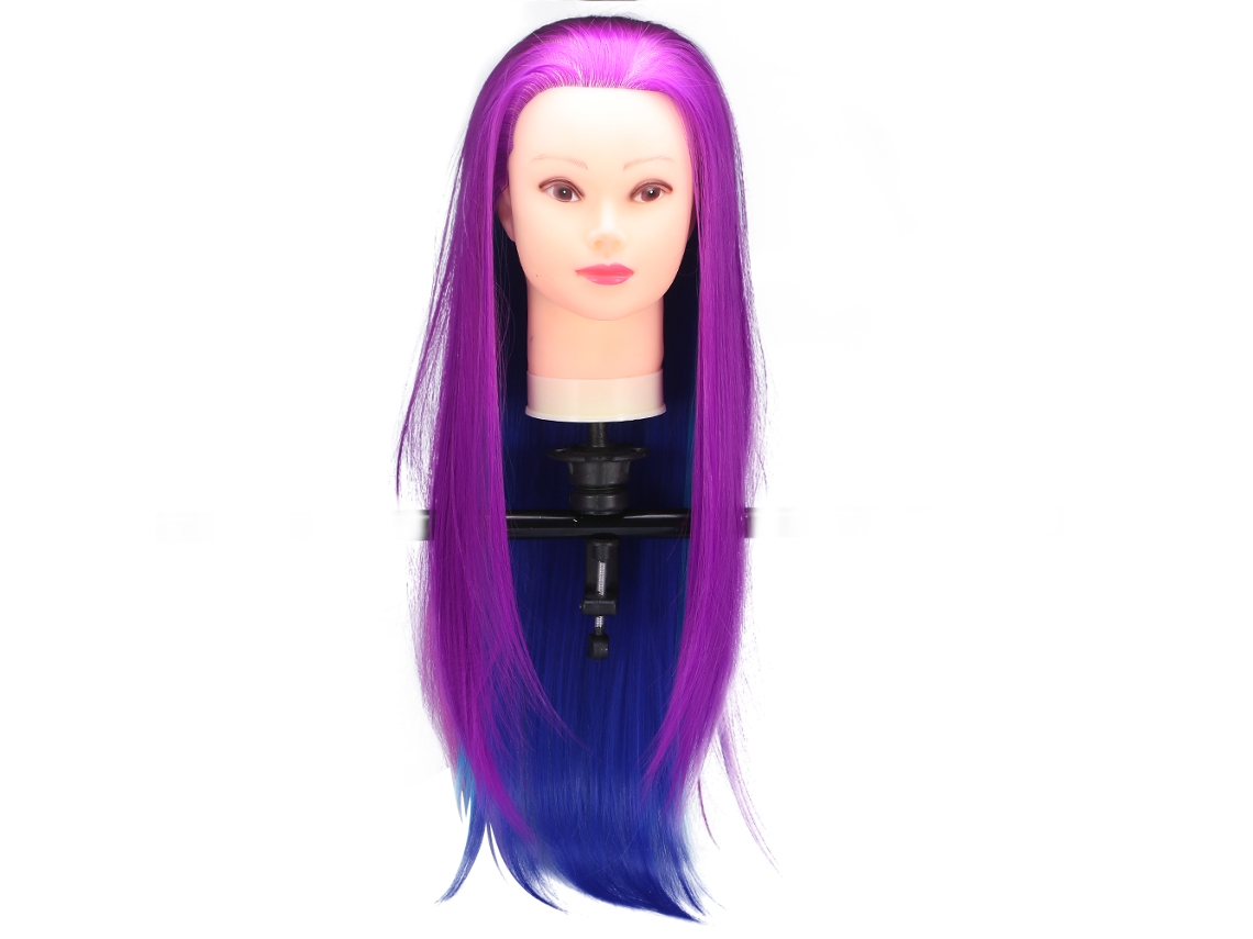 2026 cabeza de Maniquí para Entrenamiento de Peluquería Cortar Pelo Modelo de Práctica Salón Colorful