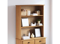 Vidaxl Hutch Askim 91 X 30 X 104 Cm Madeira Maciça De Pinho