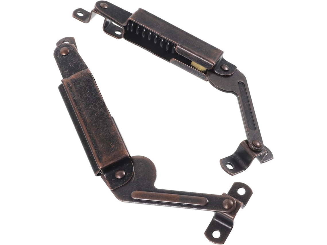 2 Dobradiças De Mola Com Braço Curvo Para Suporte Da Tampa, Portas