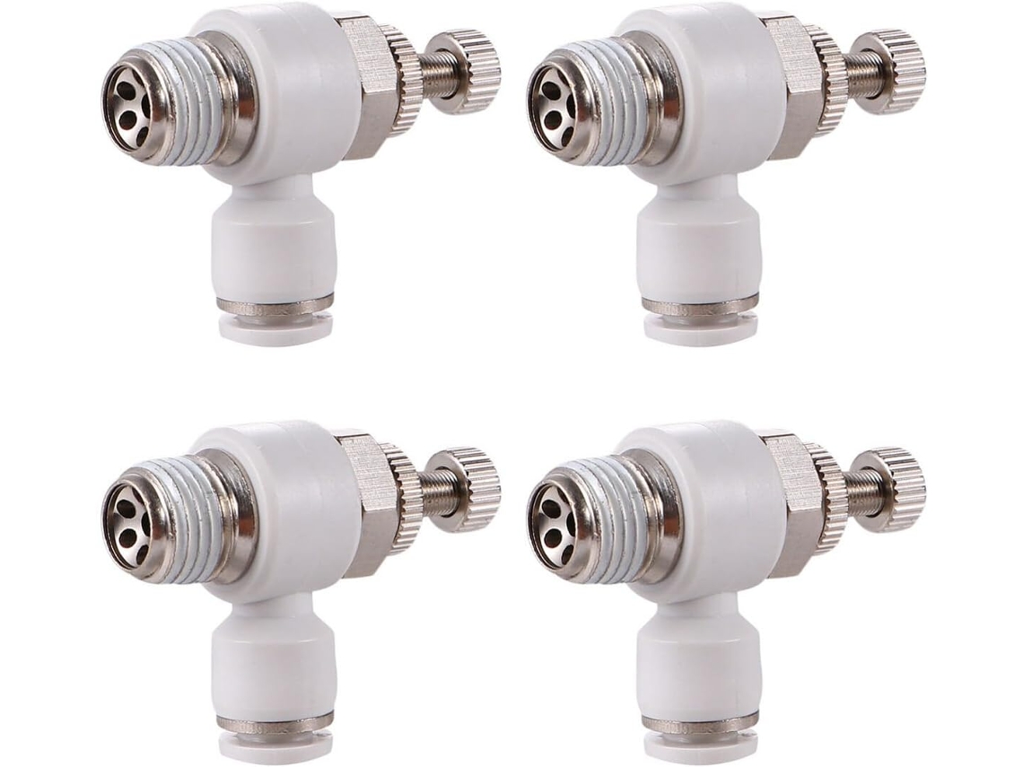 Conjunto De 8 Válvulas Pneumáticas Tipo Borboleta Para Junção De Ar