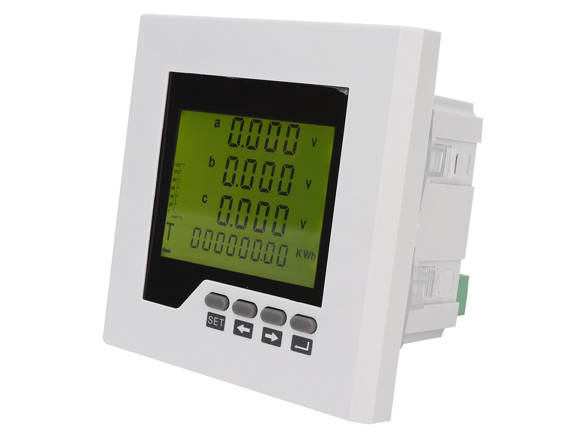 Laxiscreed Medidor De Energia Digital Trifásico Com Tela Multifuncional Para Medição Precisa