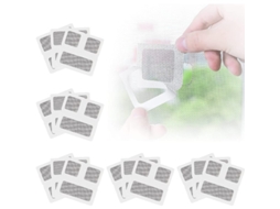Parche Para Reparo De Tela De Mosquito, 15 Pcs Parches Para Reparo De Tela De Janela E Porta