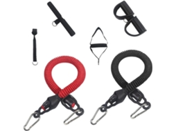 Conjunto De Faixas Elásticas Resistência Com Pedal Fomiyes Para Academia Em Casa E Quarto Hotel, Equipamento