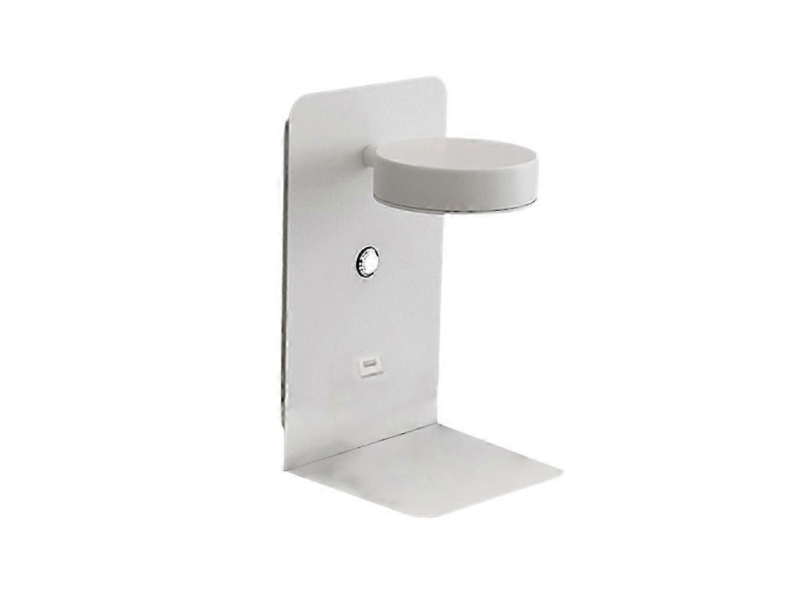 Luminária de parede BRILVIBERA com porta USB e prateleira, luminária de leitura moderna para quarto e sala de estar.