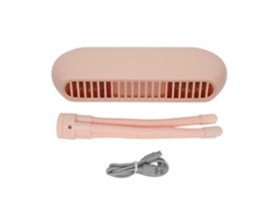 Ventilador Portátil Para Cochecito 4 Velocidades Usb Recargable Con Trípode Flexible Clip-on Color Rosa Para Bebé