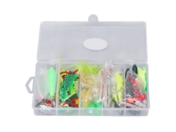 Kit 101 Iscas de Pesca com Estojo