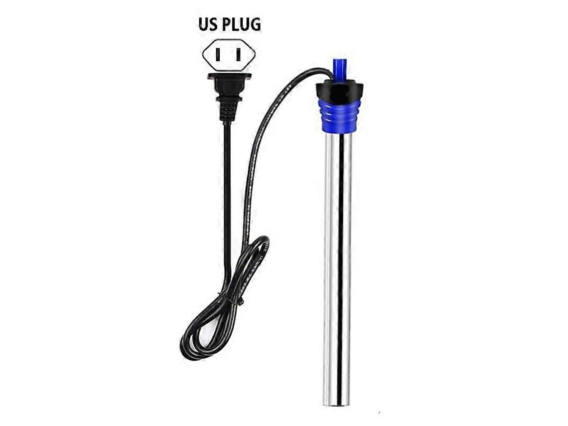 Aquecedor de Aquário de Aço Inoxidável Ajustável 110V/220V 50W/100W/200W/300W/500W GOKOCO