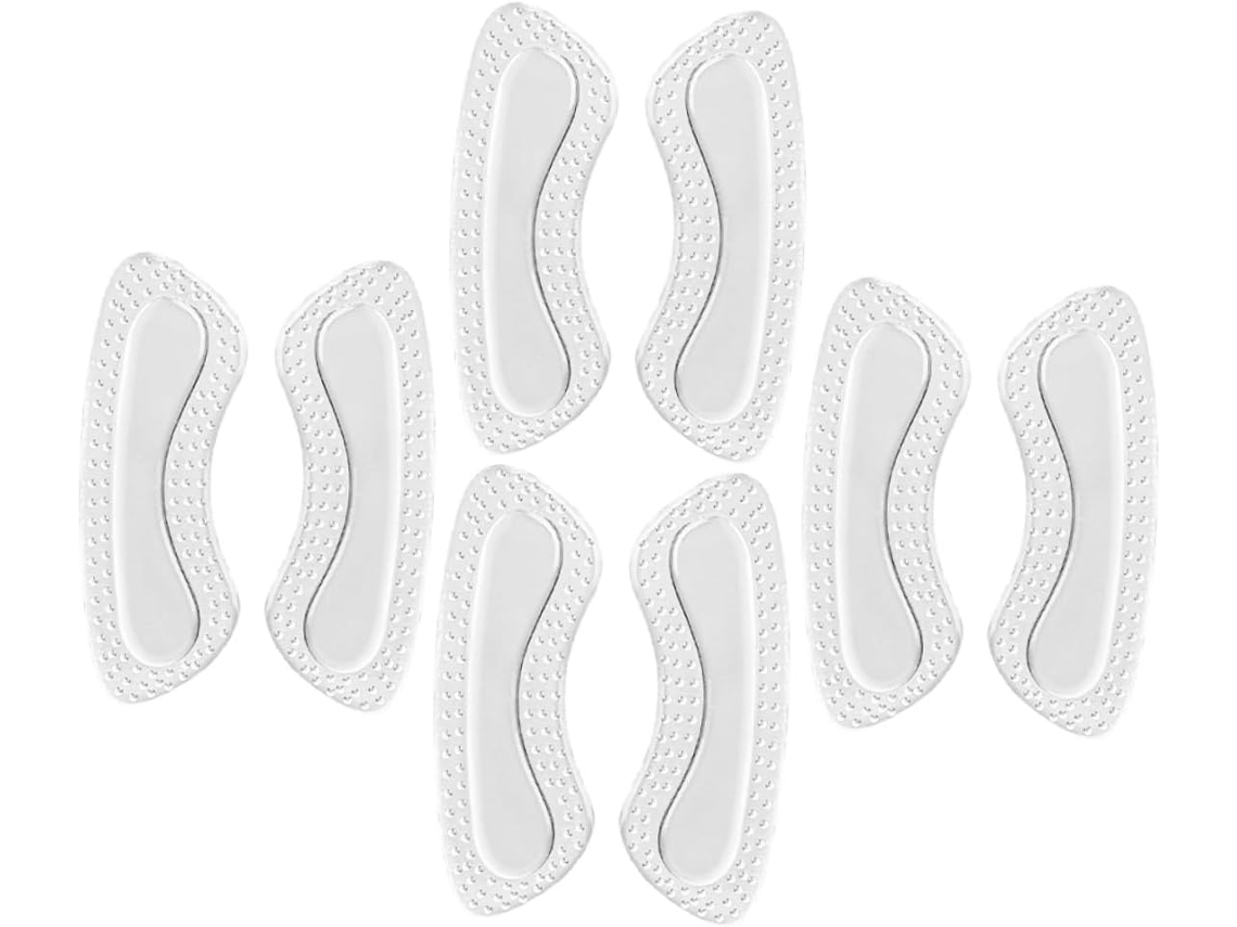 Sherchpry 4-pares De Protetores Calcanhar Antiderrapantes Silicone, Protetores De Calcanhar Para Sapatos Largos